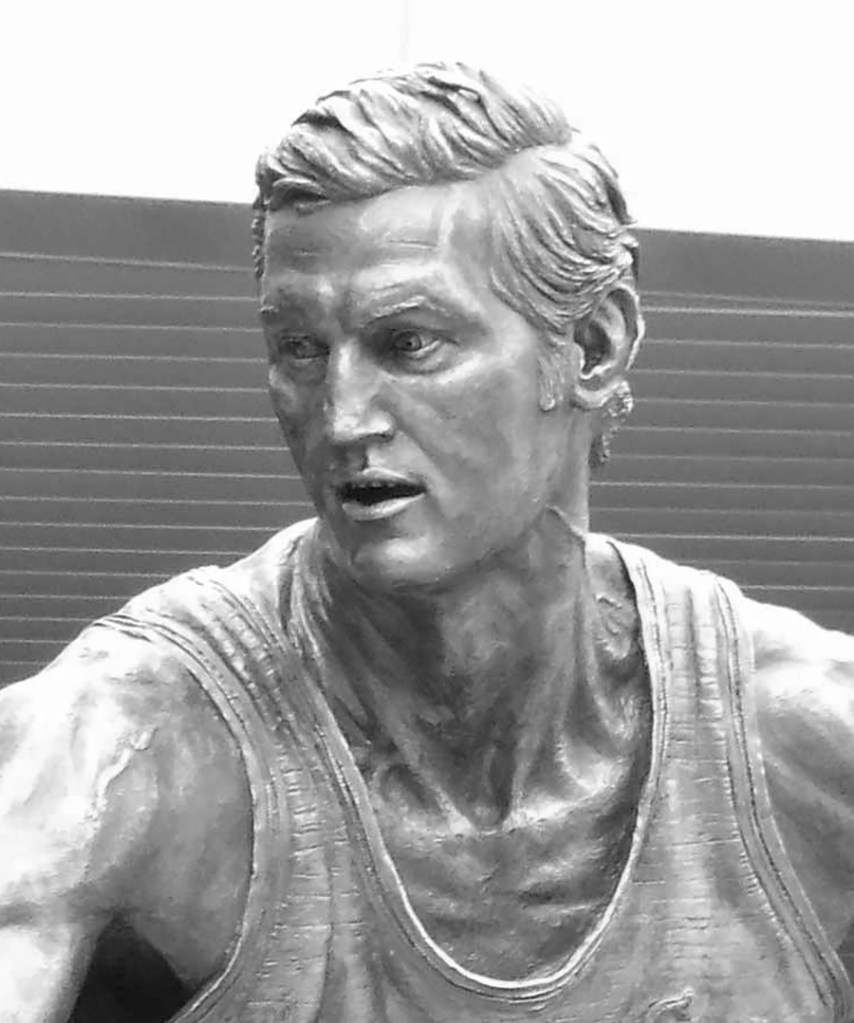 Bronze Sculpture of Jerry West