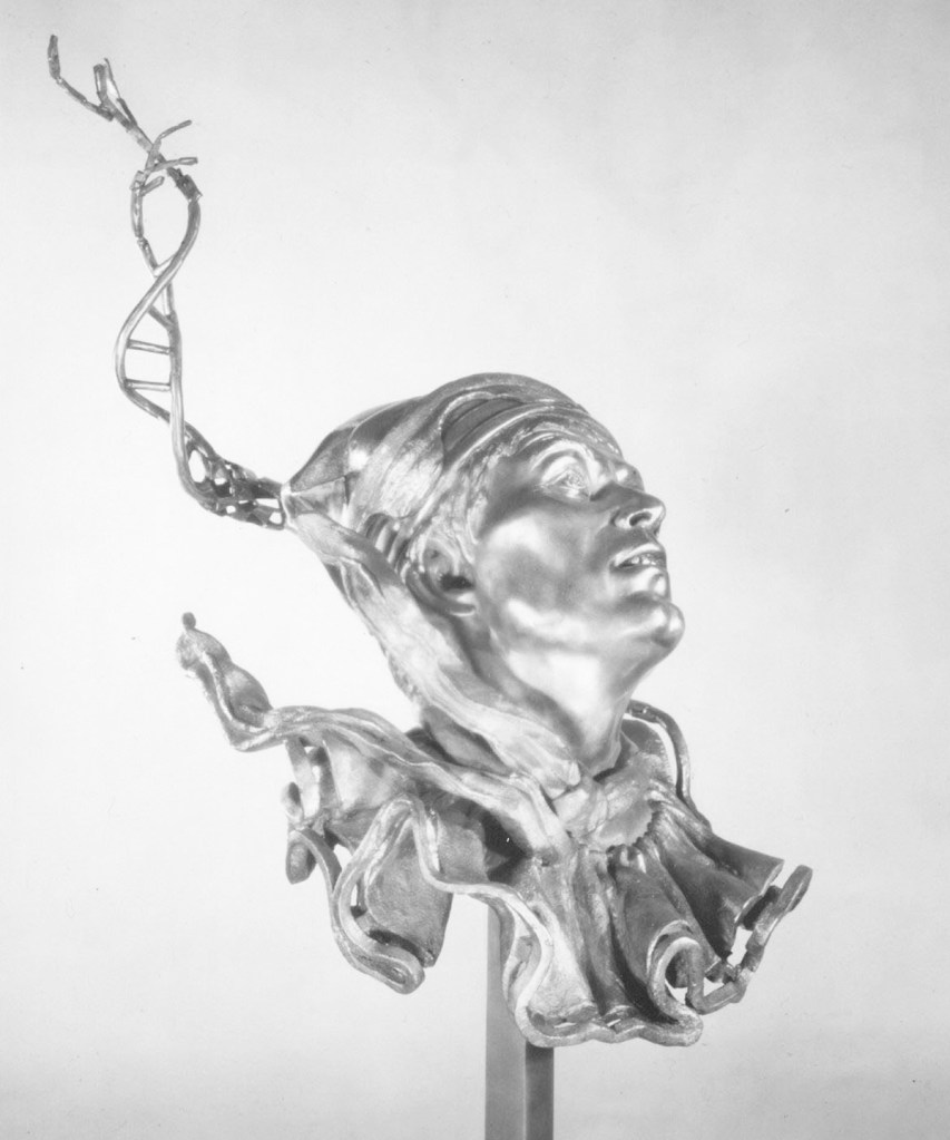 Petroushka's Helix, a steel sculpture by artist Julie Rotblatt-Amrany