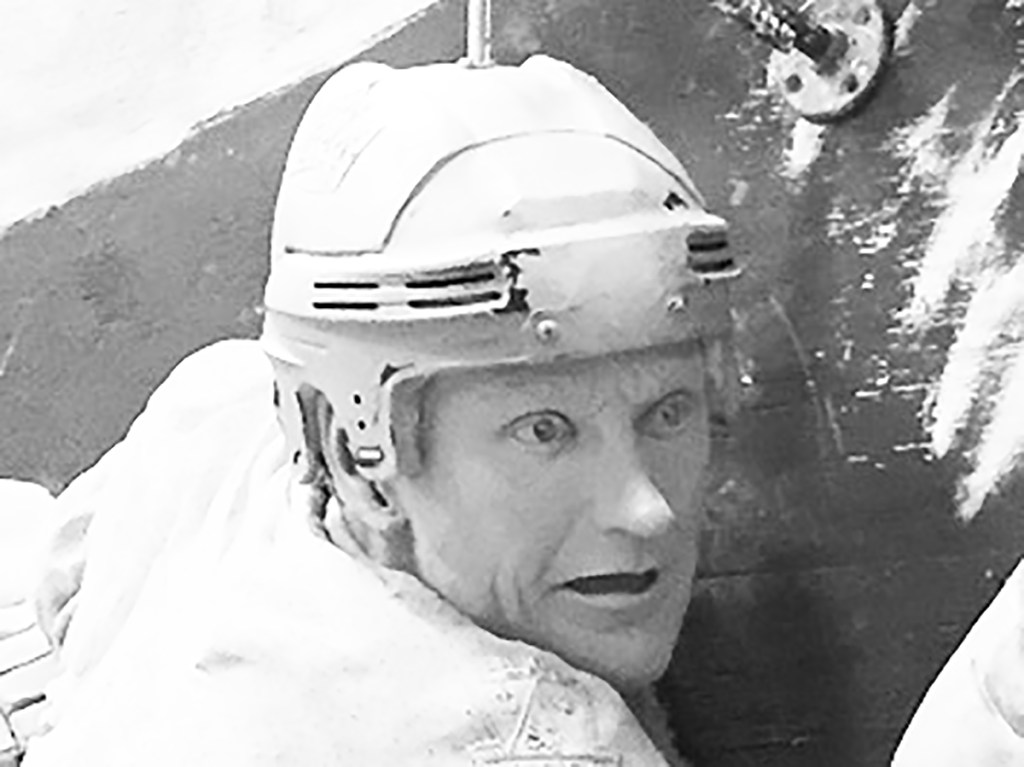 Bronze Sculpture of Rob Blake by Julie Rotblatt-Amrany for LA Kings, Staples Center